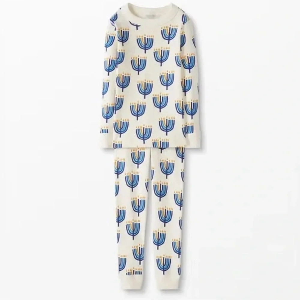 Hanna Andersson Hanukkah Pajama Set size US 10